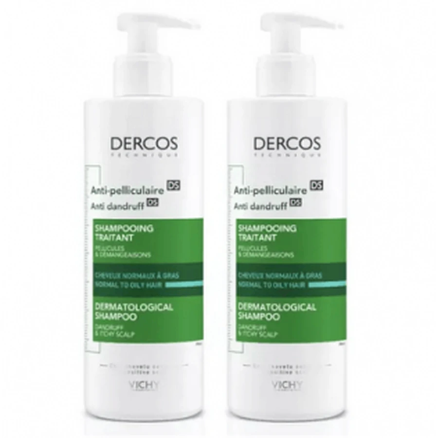 Vichy DUPLO DUPLO Dercos Szampon przeciwłupieżowy 2x390ml: ceny i cechy