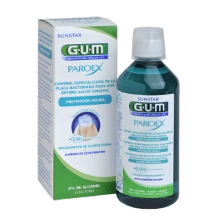 GUM Paroex Pflege-Mundspülung 0,06%, 500 ml