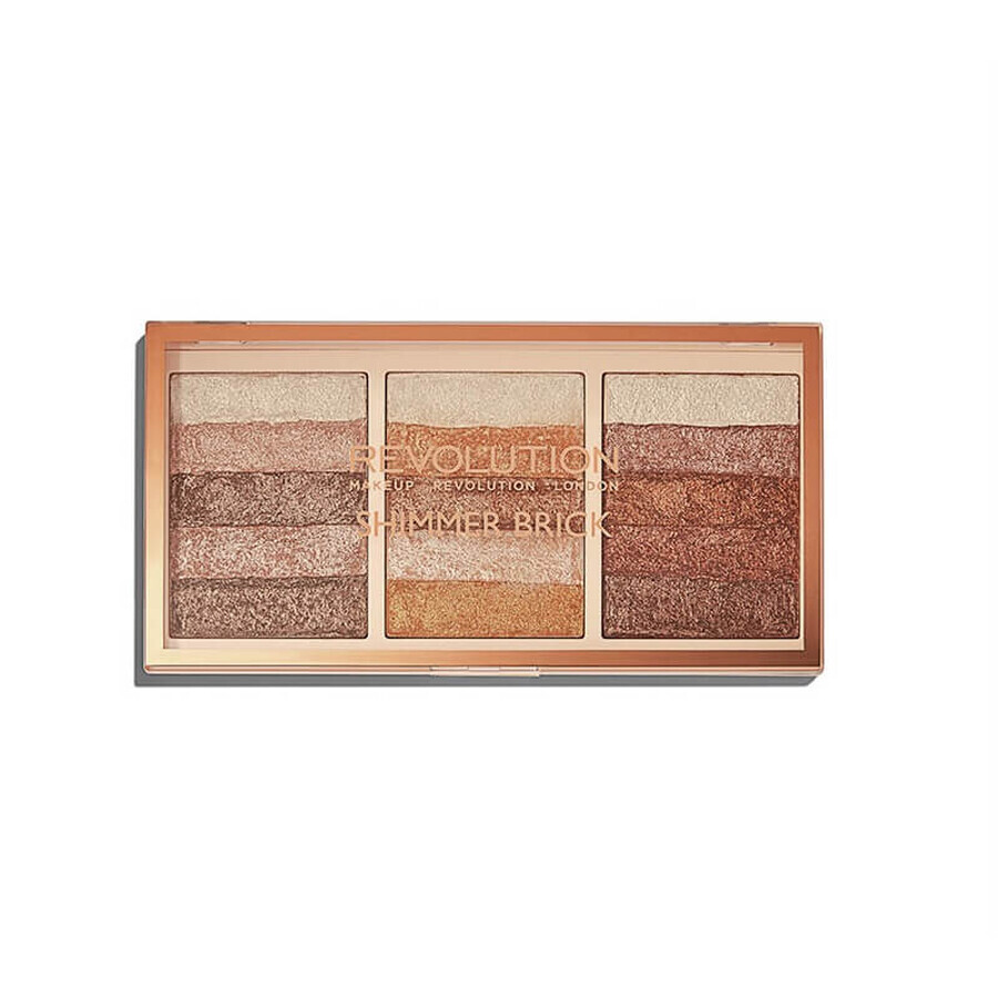 Paletă iluminatoare, Makeup Schimmer Brick, Revolution