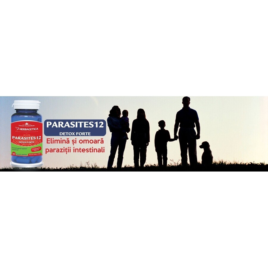 Parasites 12 Detox Forte, 60 capsules, Herbagetica