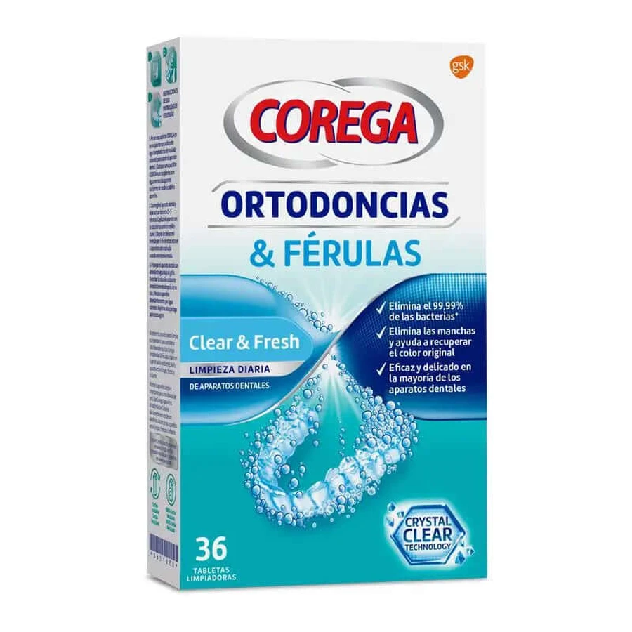 Corega Orthodontics and Splints 36 tablets
