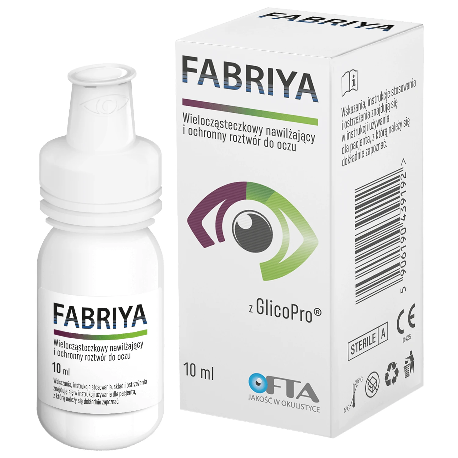 Fabriya, Augentropfen, Lösung mit mehreren Partikeln, 10 ml