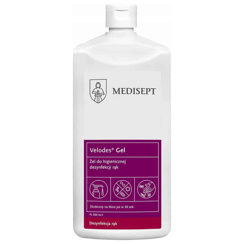 Medisept Velodes Gel, Gel zur hygienischen und chirurgischen Händedesinfektion, 500 ml