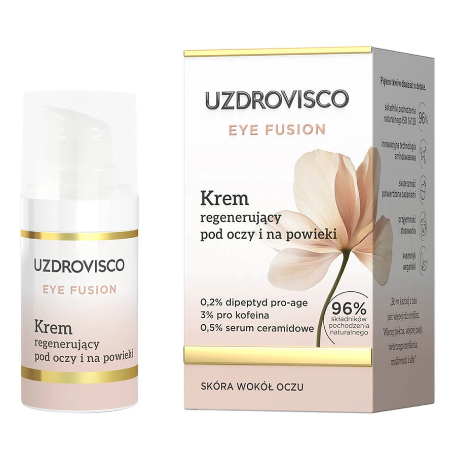 Uzdrovisco Eye Fusion, regenerierende Creme für Augen und Augenlider, 15 ml