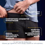 Tena Men Protective Boxer, boxeri reutilizabili pentru incontinență ușoară, negru, mărimea XL, 1 buc
