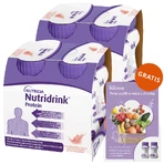 Kit Nutridrink Protein, preparat nutritiv, aromă piersică-mango, 8 x 125 ml + broșură de rețete gratuită