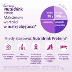 Kit Nutridrink Protein, preparat nutritiv, aromă piersică-mango, 8 x 125 ml + broșură de rețete gratuită