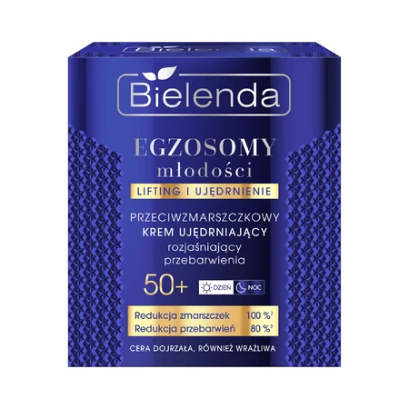 Bielenda Exosomes of Youth 50+, anti-rimpel verstevigende crème, verheldert hyperpigmentatie, 50 ml