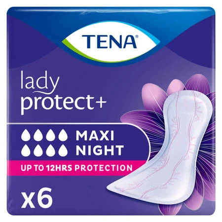 Tena Lady set, urological sanitary napkins, Maxi Night, 6 x 6 pieces