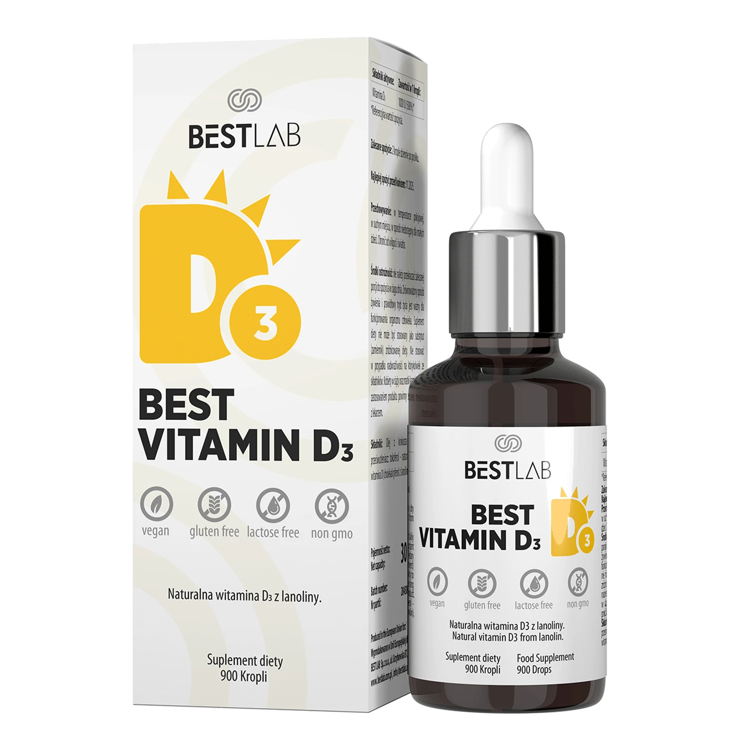 BestLab Bestes Vitamin D3, Tropfen, 30 ml
