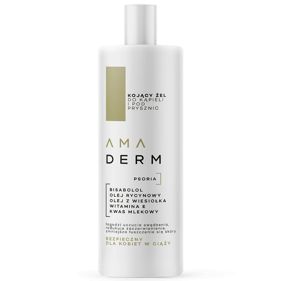 Amaderm Psoria, gel bagno e doccia lenitivo, 400 ml
