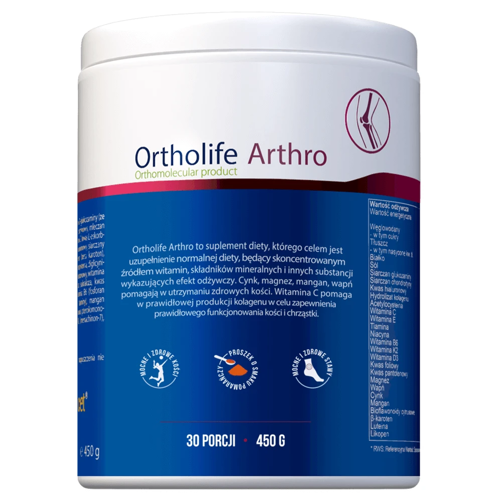 Ortholife Arthro, Orangengeschmack, 450 g