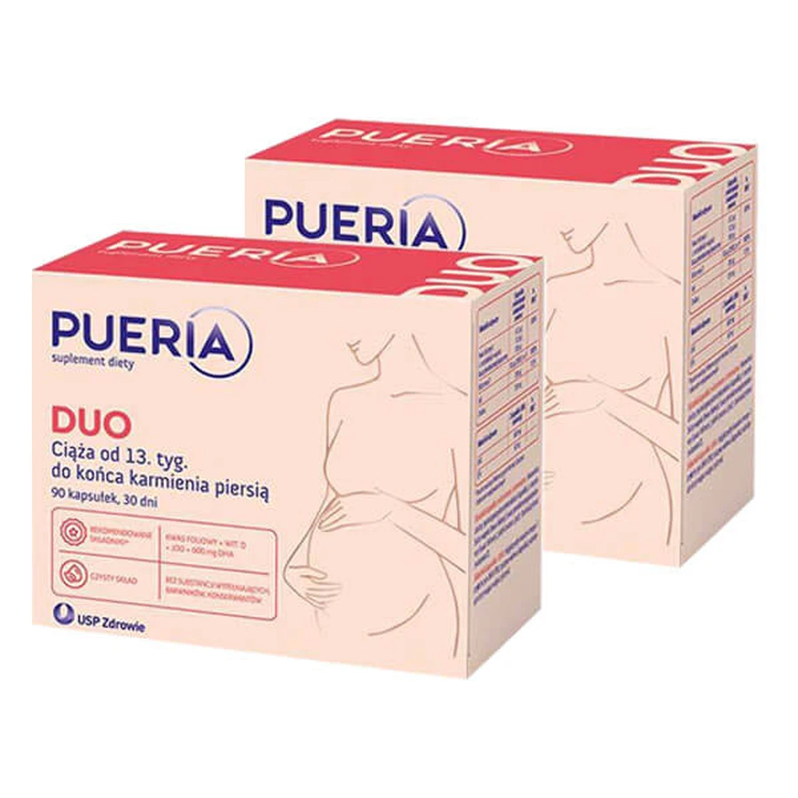 Pueria Duo Set, 2 x 90 Kapseln