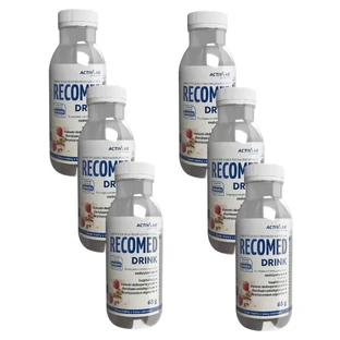 ActivLab Pharma RecoMed Drink, Geschmacksrichtung Himbeere-weiße Schokolade, 6 x 65 g