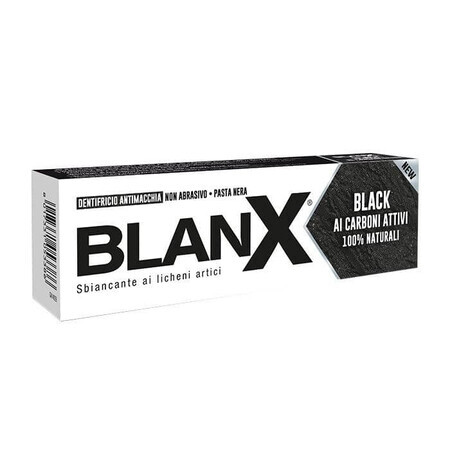 Zahnpasta mit natürlicher Aktivkohle, 75 ml, Blanx Black
