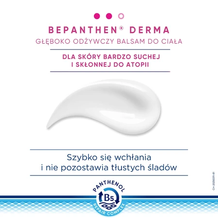 Bepanthen Derma Replenishing, intensiv nährende Körperlotion, 200 ml