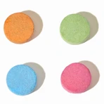 Mini U Fizzy Plops, kleurrijke badbruistabletten voor kinderen, 40 x 3 g