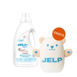 Jelp Baby 0+, lait de toilette hypoallergénique, blanc, 1,5 l + ourson gratuit