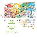 CzuCzu What we do in kindergarten, puzzles for children, 3-4 years old, 40 elements