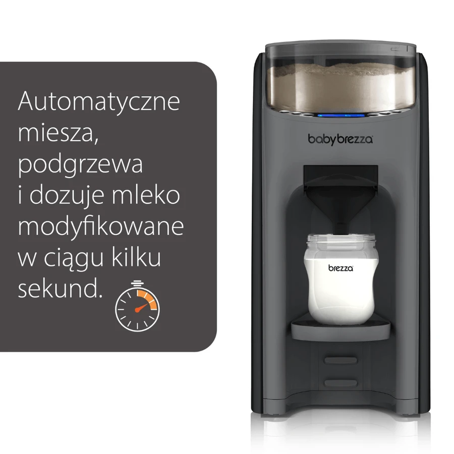 Baby Brezza Formula Pro Advanced, dozator de lapte, gri închis