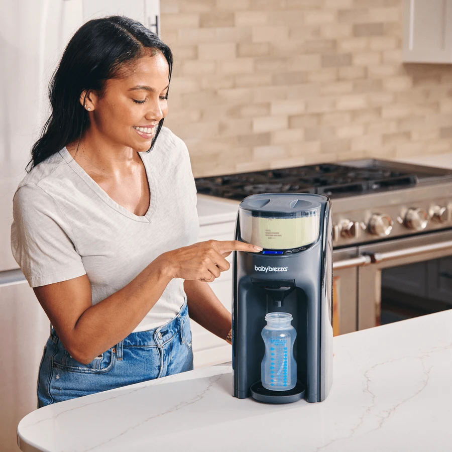 Baby Brezza Formula Pro Advanced, dozator de lapte, gri închis