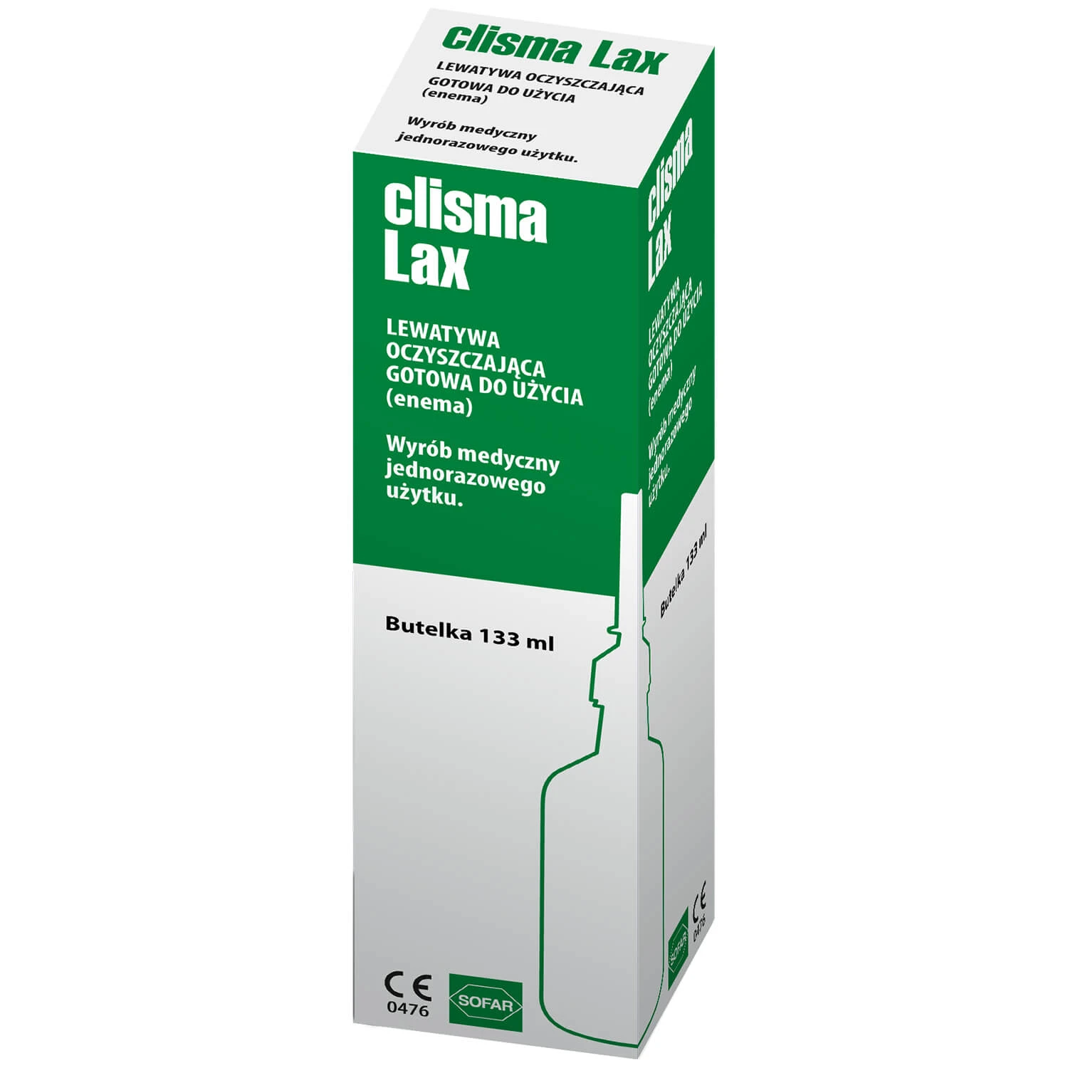 Clisma Lax, reinigender Einlauf, Flasche, 133 ml