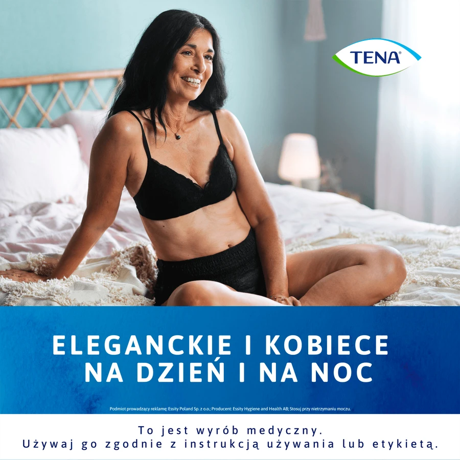 Tena Lady Pants Noir, braguitas absorbentes, talla L, 95-130 cm, Plus, 30 unidades