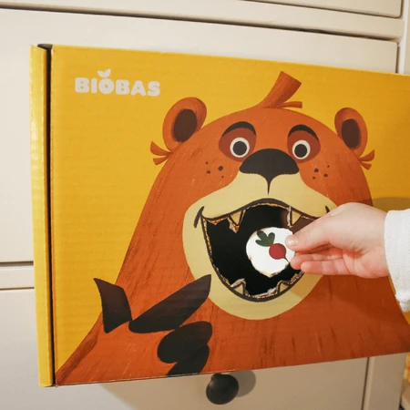 BioBas Bio pap set, rijst, spelt, gierst, griesmeel, havermout, met kleurboek en stickers, geen suiker toegevoegd, vanaf 6 maanden, 6 x 200 g