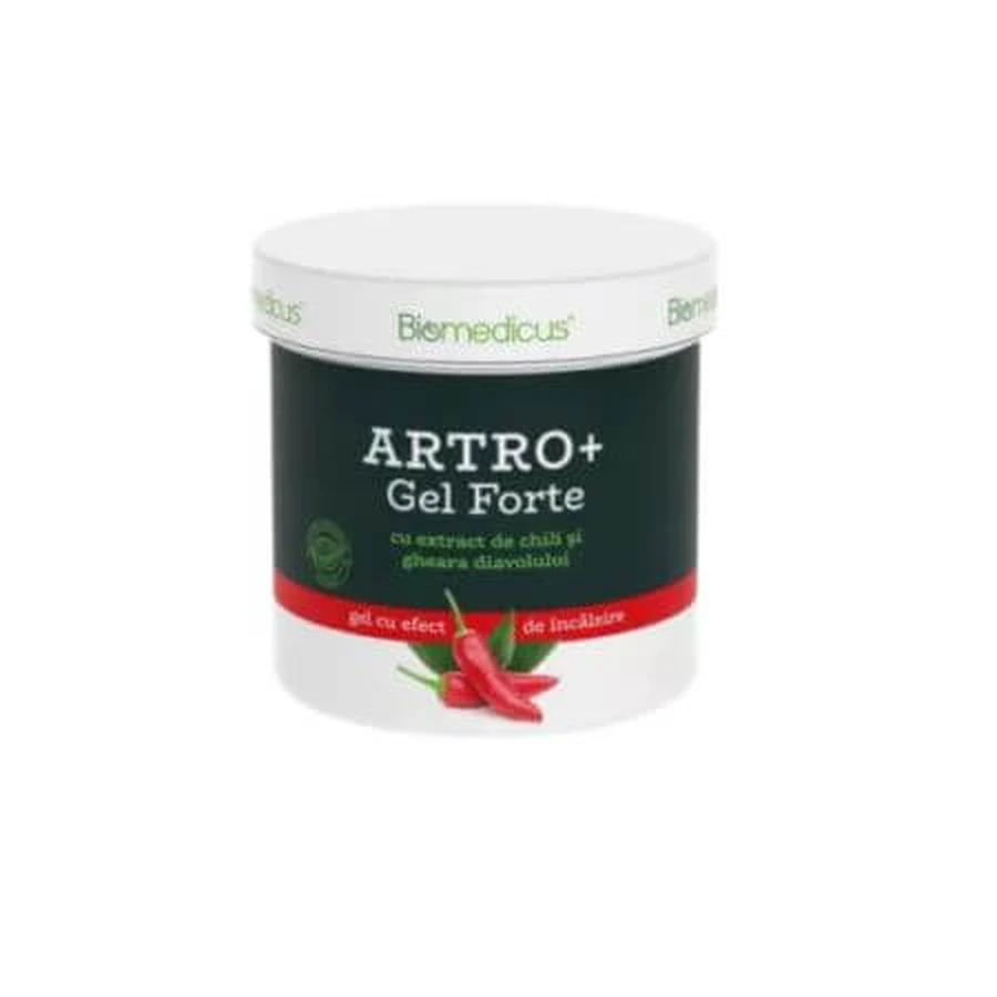 Atroplus starkes Gel mit Chili und Teufelskralle, 250 ml, Biomedicus