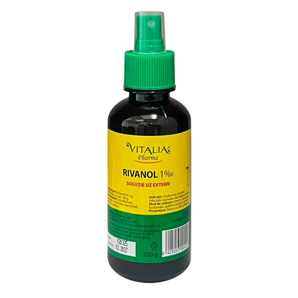 Rivanol 1‰ mit Spray, 200 g, Vitalia