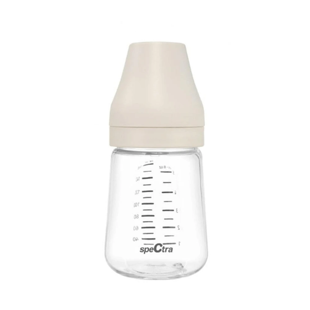 PA Premium Antikolikflasche mit S-Sauger, Creme, 160 ml, Spectra