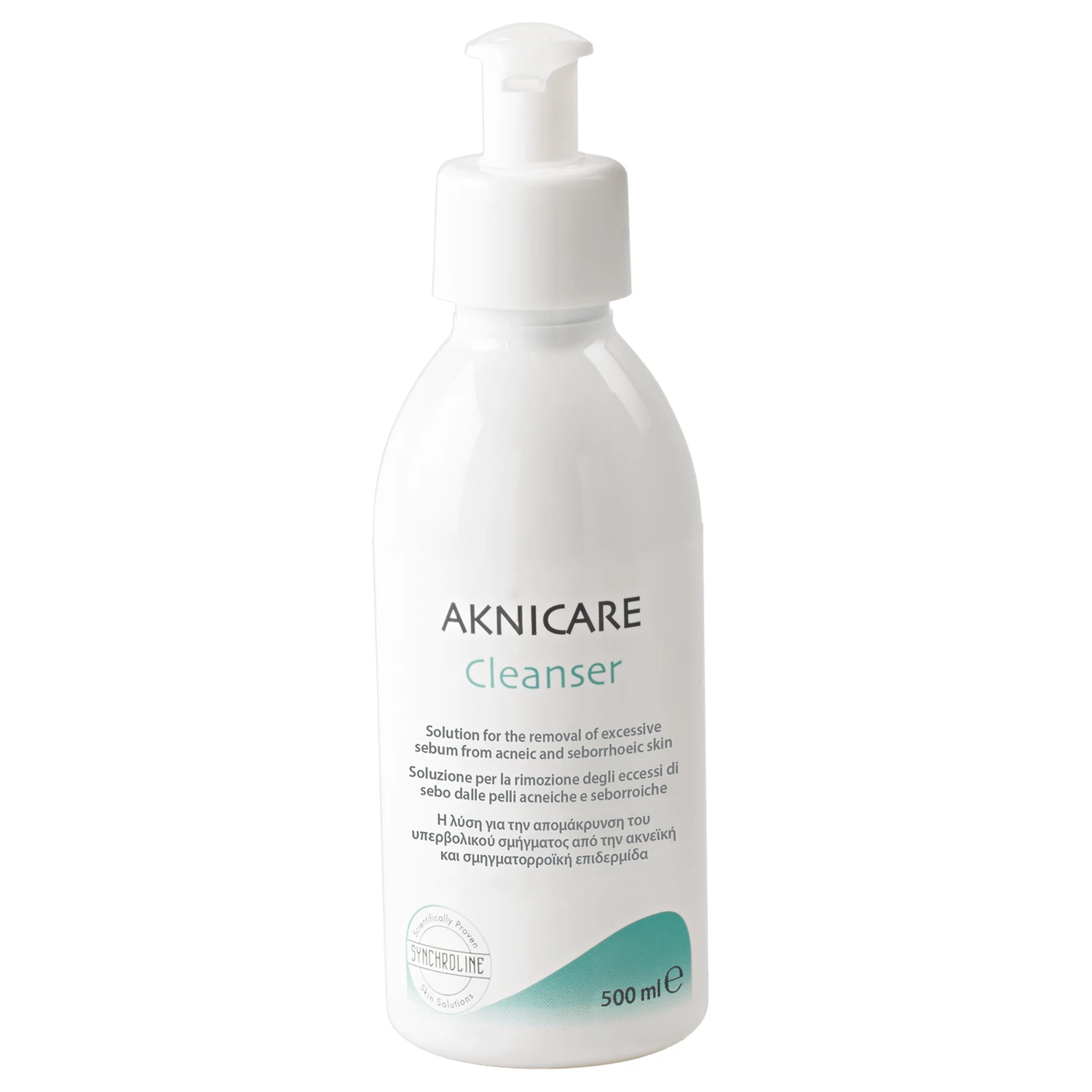 Synchroline Aknicare Cleanser, Reinigungsgel für fettige und zu Akne neigende Haut, 500 ml