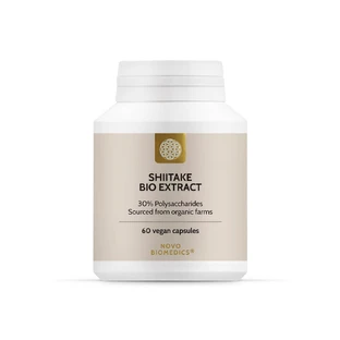 Shitake Bio-Extrakt, 60 Kapseln, Novo Biomedics