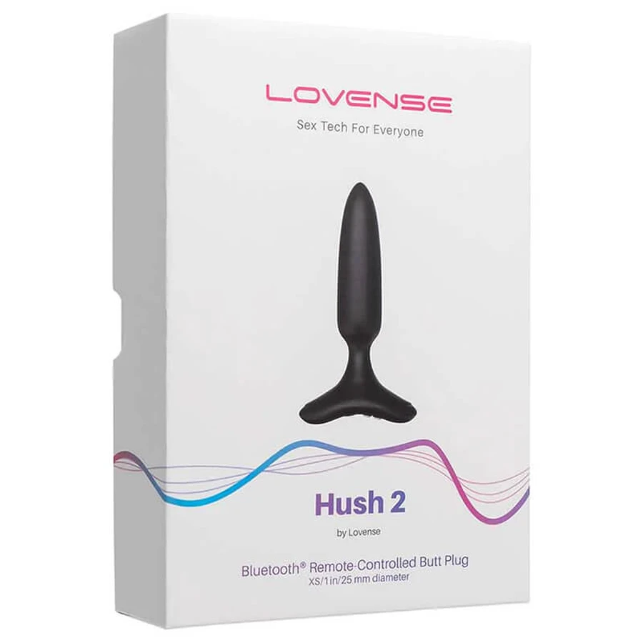 Lovense Hush 2, plug anale controllato da app, XS