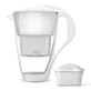 Dafi Crystal Led Glasfilterkanne, weiß, 2 l + Unimax Filter, 1 Stück