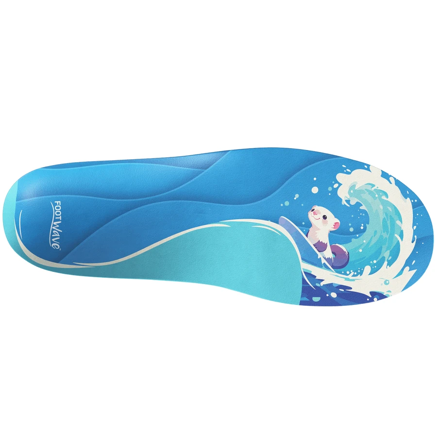 FootWave Kids Supi, orthopädische Einlagen, funktioneller Valgus der Füße und Knie, Plattfuß, XSmall Kids, 28-29, 1 Paar