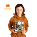 CzuCzu Puzzlove Pollos, puzzle familiar, 1000 piezas