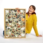 CzuCzu Puzzlove Pollos, puzzle familiar, 1000 piezas