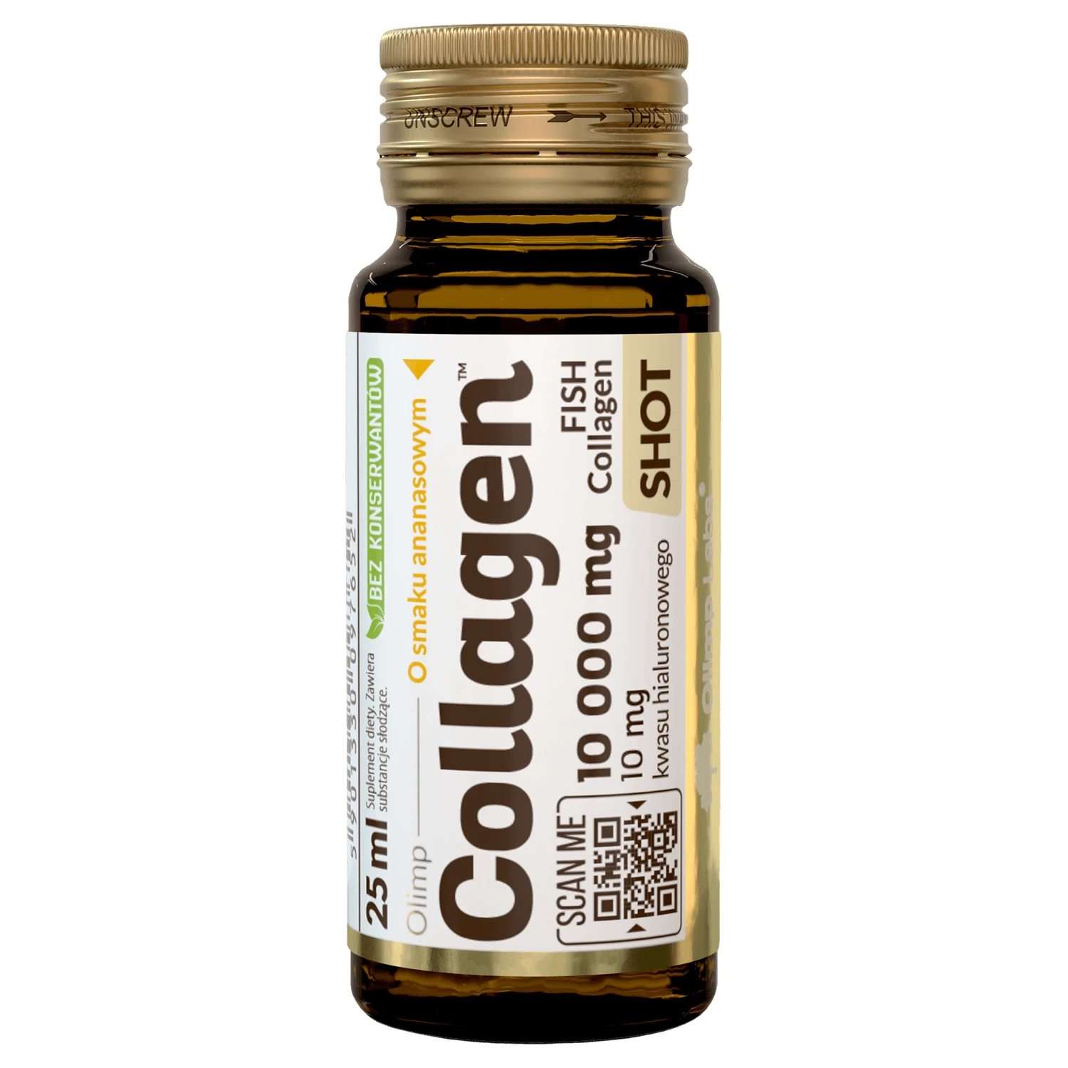 Olimp Collagen Shot, Ananas-Geschmack, 25 ml