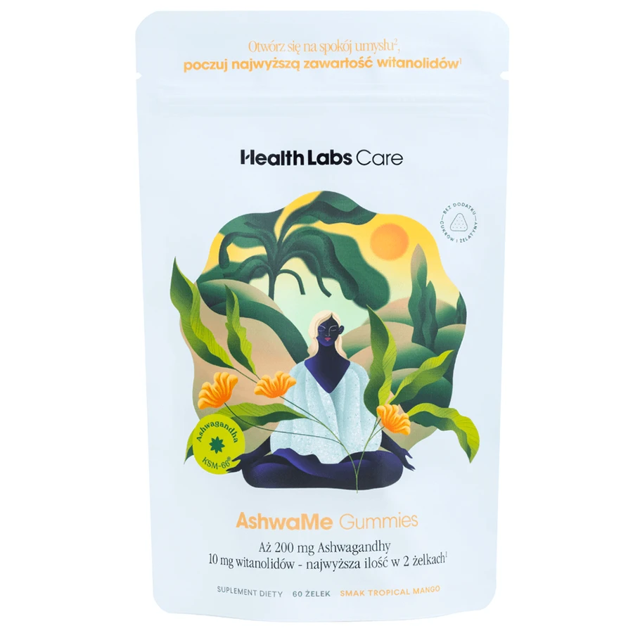 Health Labs AshwaMe Gummies, Geleebonbons, 60 Stück