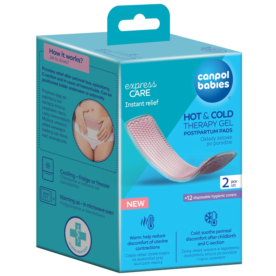 Canpol Babies, pachete de gel postpartum, 2 bucăți