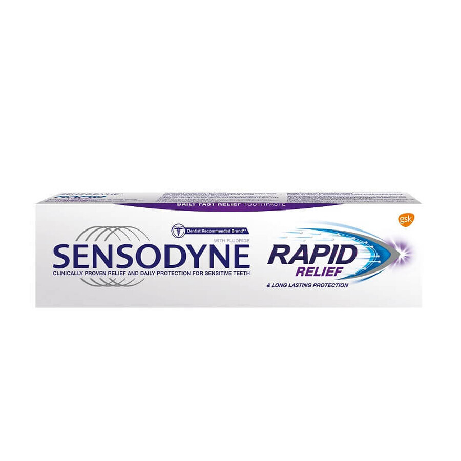 Pasta de dinti, Rapid Relief, 75 ml, Sensodyne