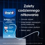 Oral-B Super Floss, filo interdentale per la pulizia di apparecchi ortodontici e ponti, 50 pezzi