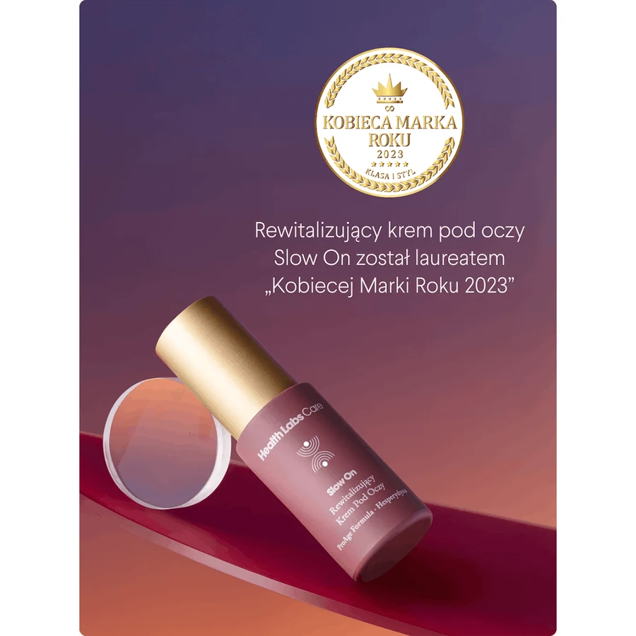 Health Labs Slow On, revitalisierende Augencreme, 15 ml