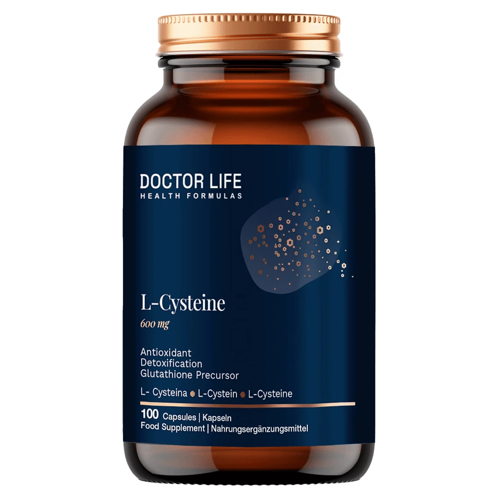 Doctor Life L-Cystein, L-Cystein 600 mg, 100 Kapseln