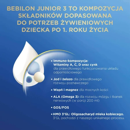Set Bebilon Advance Pronutra 3 Junior, nährstoffreiche Milchnahrung, ab 1 Jahr, 2 x 1000 g