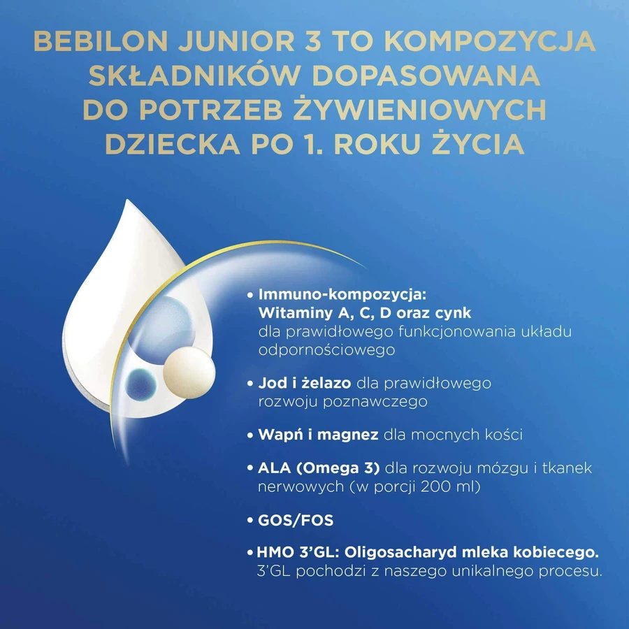 Set Bebilon Advance Pronutra 3 Junior, nährstoffreiche Milchnahrung, ab 1 Jahr, 2 x 1000 g