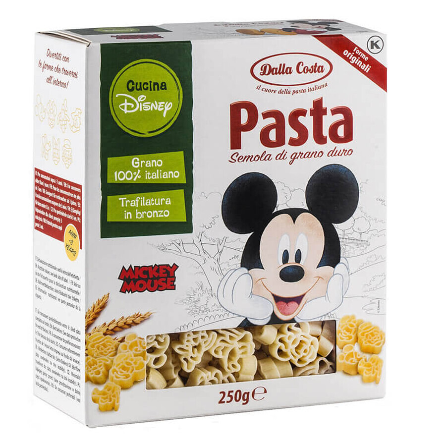 Hartweizennudeln Mickey Mouse and Friends, 250 g, Dalla Costa
