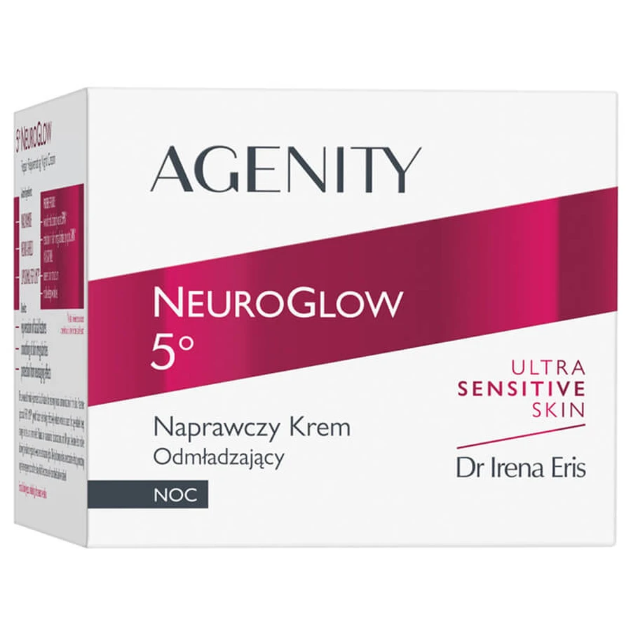 Agenity 5° NeuroGlow, reparierende und verjüngende Nachtcreme, 50 ml