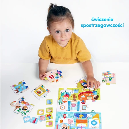 CzuCzu What we do at home, puzzles for children, 2-3 years, 24 elements